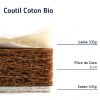 Matelas 50x110 en fibres de coco